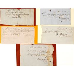 Five Manuscript Rhodes & Lisk Notes