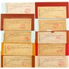Image 1 : Collection of Wells Fargo Consignee's Receipts from Carson City Bank shipping Gold Bars