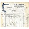 Image 3 : Garcia Silver Mounted Spurs & Spur Pictorial Billhead