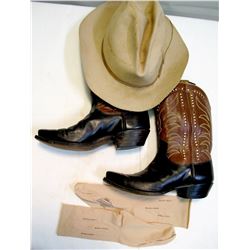 Vintage Stetson Hat & Boots