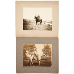 Cabinet Cards of Cowboys & Horses