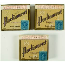 3 Unopened Parliment Cigarette Packs