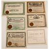 Image 1 : Six Alaska 1897-1909 Mining Stock Certificates