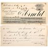 Image 1 : Arnold Gold & Silver Mining Company Stock and Receipt