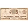 Image 1 : Moonlight Mining Company Stock Certificate, Globe Mining District, AZ