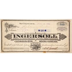 Ingersoll Consolidated Mining Company Stock