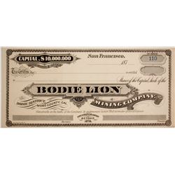 Bodie Lion Stock