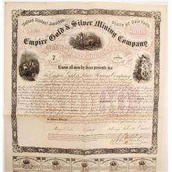 Empire Gold & Silver Mining Company Bond