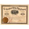 Image 1 : Gold Bank Mining & Milling Co. Stock Certificate, Butte County, CA, 1890