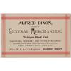 Image 1 : Alfred Dixon, General Merchandise, Michigan Bluff Business Card