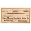 Image 1 : Copper Mountain Consolidated Mining Company Stock