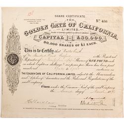 Golden Gate of California Ltd shares