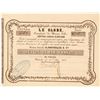 Image 1 : The Globe Mining Company Stock Certificate, 1850, California Gold Rush