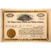 Image 1 : Magna Charta Mining & Milling Co. Stock Certificate, Cripple Creek, CO, 1901