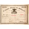 Image 1 : El Capitan Mining and Smelting Company Stock