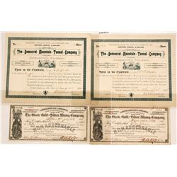 Colorado Mining Certificates (4)