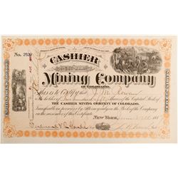 Cashier Mining Company of Colorado Stock