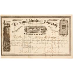 Barnum Richardson Company Stock - NUMBER 1