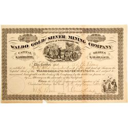 Waldo Gold and SIlver Mining Company Stock