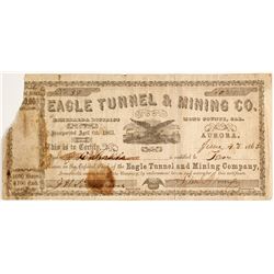 Eagle Tunnel & Mining Company Stock - Aurora Dateline