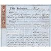 Image 1 : Legal Document Issued on the First Day of Nevada Statehood