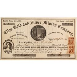 Eliza Gold and Silver Mining Company Stock