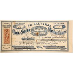 Jo Daviess Gold and Silver Mining Company Stock