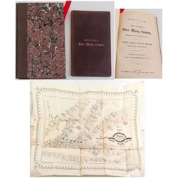 Keystone, Silver Mining Company Hard Cover Prospectus and Wonderful Map