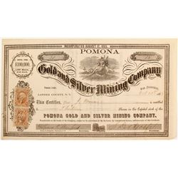 Pomona Gold and Silver Mining Company Stock