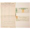 Image 1 : Gould & Curry Silver Mining Co. Ephemera, Virginia City, Nevada