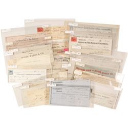 Nevada Comstock Check Collection