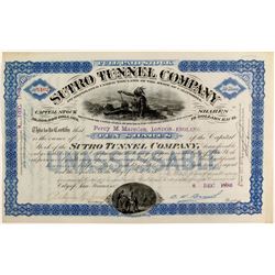 Sutro Tunnel Co Rare Cobalt Stock