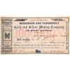 Image 1 : Messenger & Vanderbilt Gold & Silver Mining Company Stock