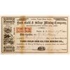 Image 1 : York Gold & Silver Mining Company Stock