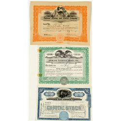 National and Mountain City, Nevada Mining Stock Certificates