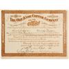 Image 1 : Ore Knob Copper Company Stock - Rare