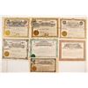 Image 1 : Seven Oregon Mines Stock Certificates