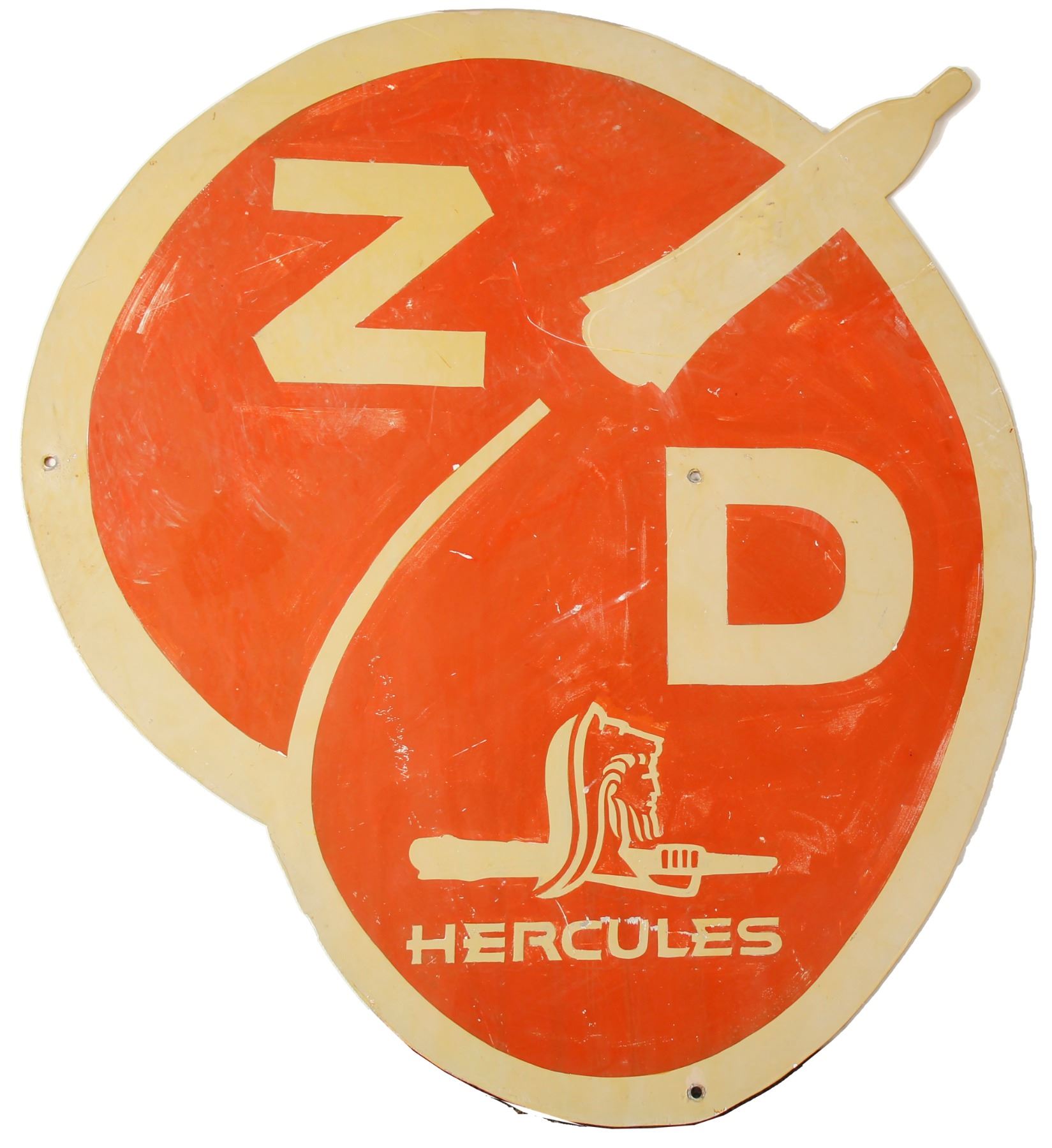 Zero Death-Hercules Powder Tin Sign