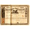 Image 1 : Guadaloupe & Sacramento Gold & Silver Mining Co. Stock Certificate, 1866, Sinaloa, Mexico