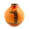 Image 1 : Bowl Made from Gourd & Paint