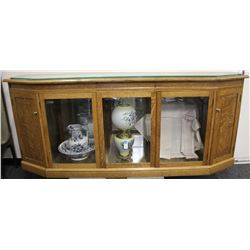 Custom Oak Display Case