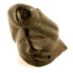 Serpentine Native Alaskan Sculpture