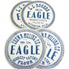 Image 1 : 4 Flour Large Advertising Labels, 2 Different