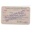 Image 1 : Tonopah & Goldfield Railroad 1929 Pass
