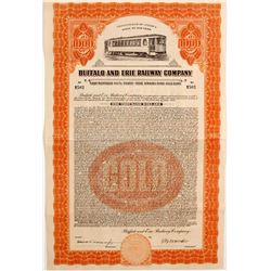 Buffalo and Erie Railway Company Gold Bonds