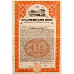 Buffalo and Erie Railway Company Gold Bonds