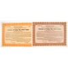 Image 1 : Lackawanna and Wyoming Valley Railroad Gold Debentures (2 specimens)