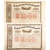 Image 1 : Lackawanna Rail Road Stocks, 2 Different