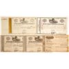 Image 1 : Little Miami Railroad Stocks and Dividend Cert, 5 Different