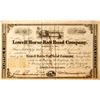 Image 1 : Lowell Horse Rail Road Co Stock